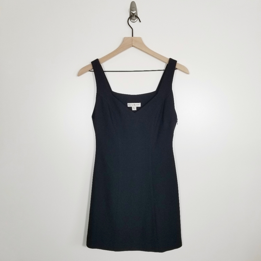 Bebe Little Black Mini Dress Party Cocktail